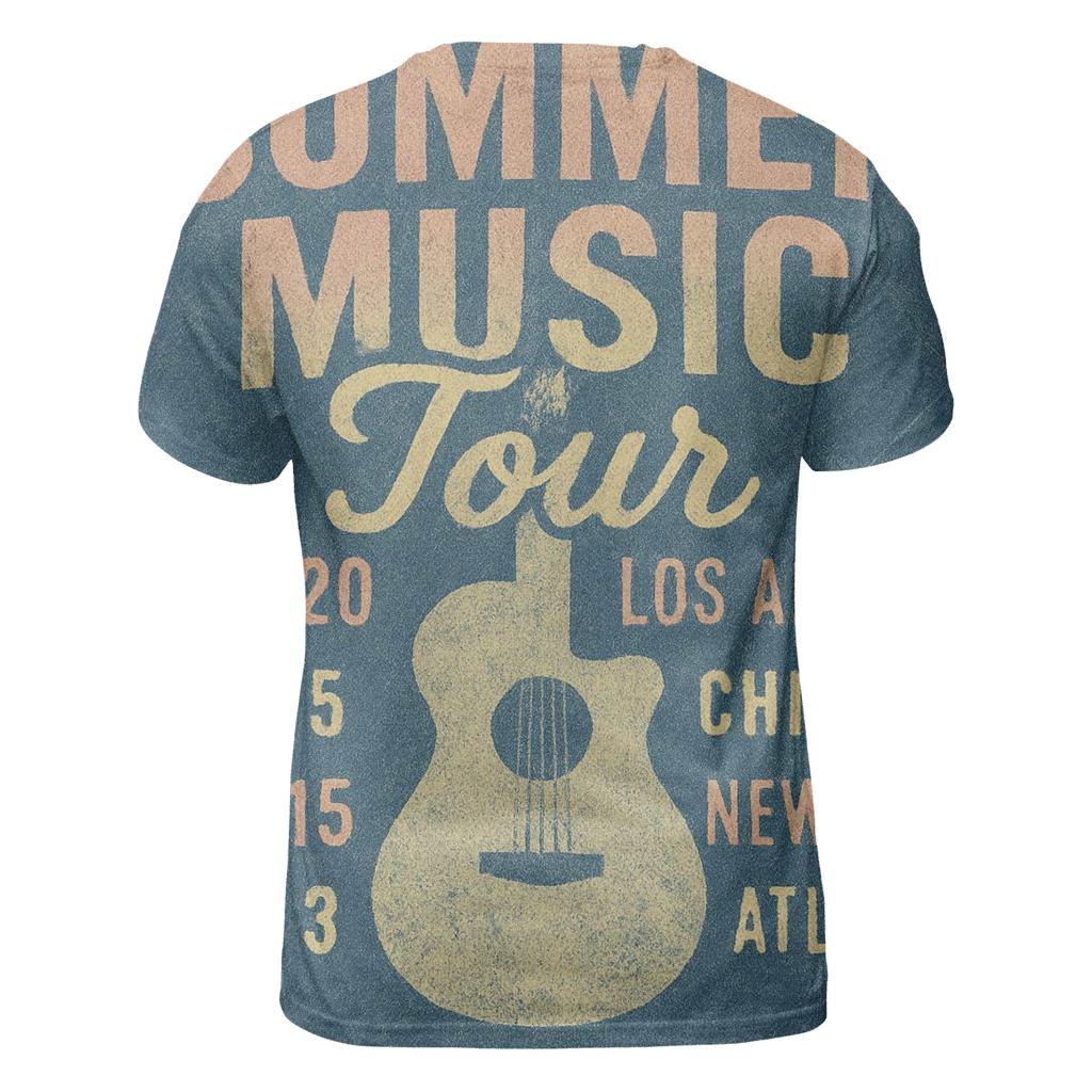 Worn Denim Concert Poster statement graphic shirts