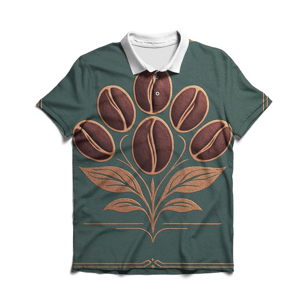 Bean Bloom Emblem stylish collar polo tees