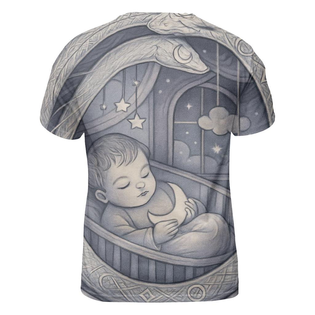 Lunar Ouroboros Dreamweaver statement graphic shirts