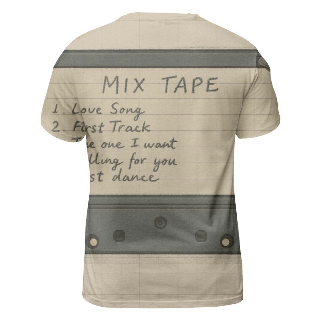 Classic Cassette Tape Label statement graphic shirts