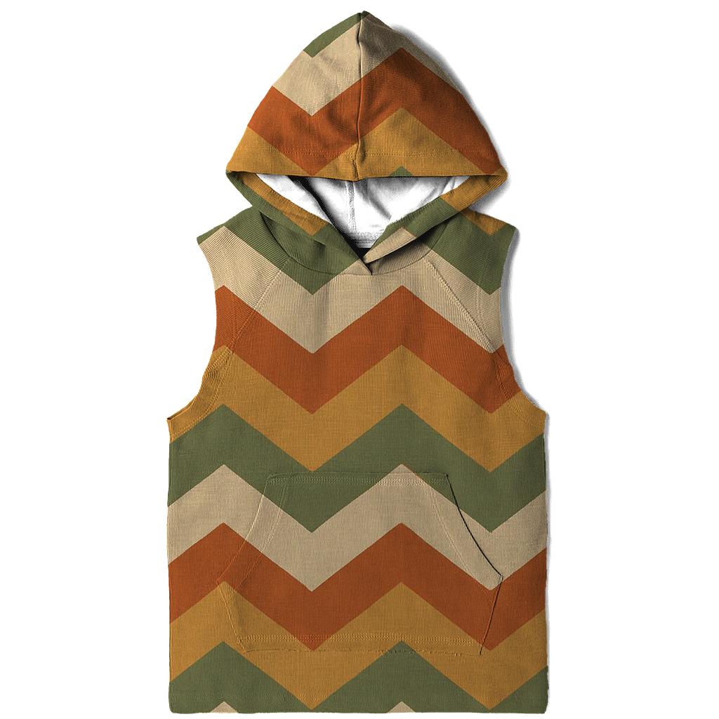 Muted Earthtone Chevron hoodie styles