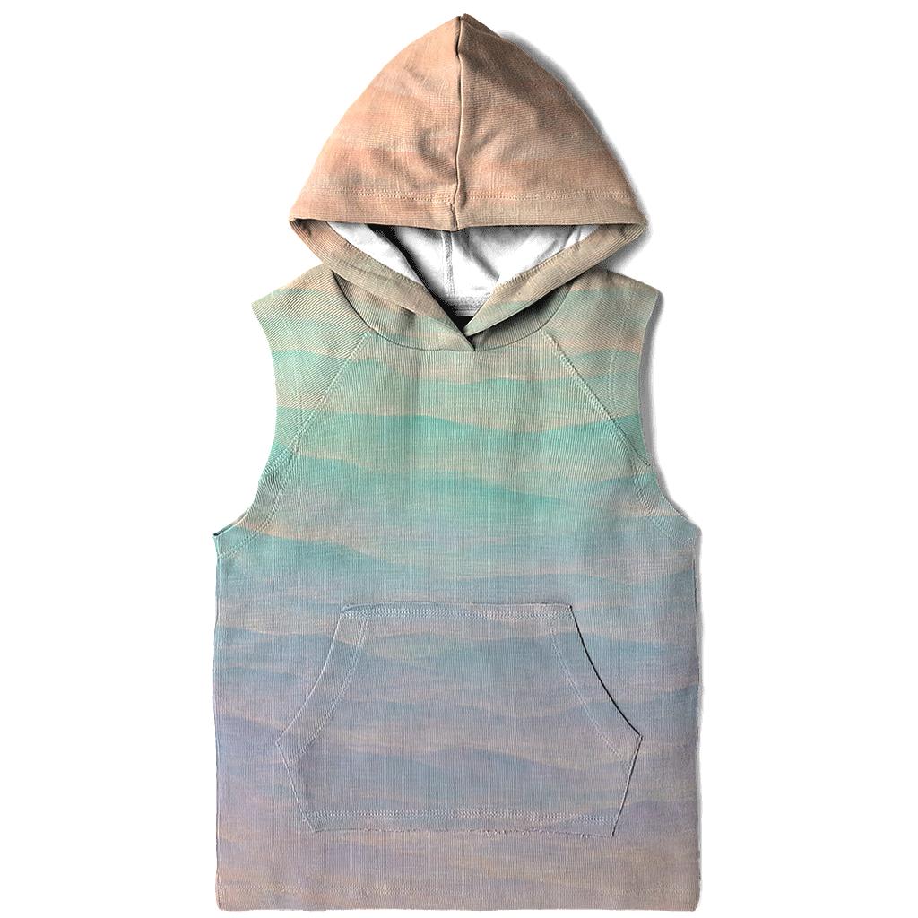 Pastel Reef Flow zip-up hoodies