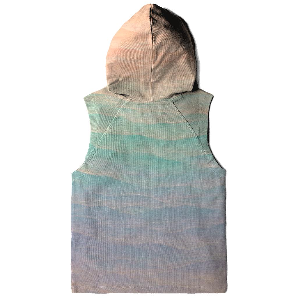Pastel Reef Flow zip-up hoodies