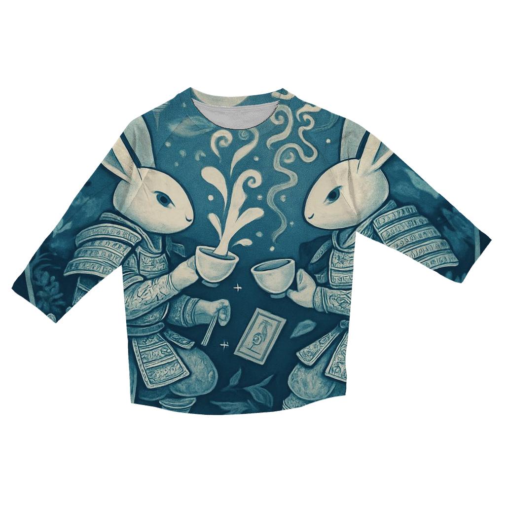 Moonlight Tea Duel personalized 3/4 sleeve tees