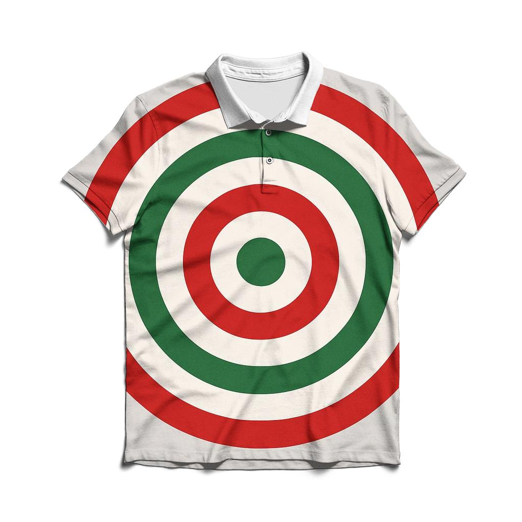 Ornament Mandala Circles personalized polo shirts