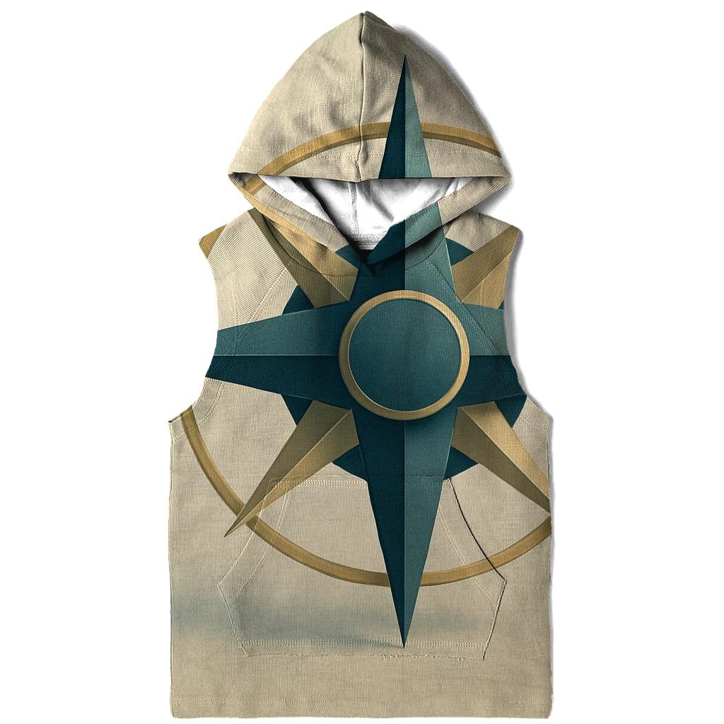 Compass Of Stillness embroidered hoodies