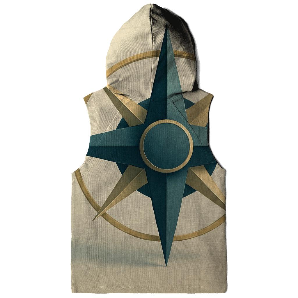 Compass Of Stillness embroidered hoodies