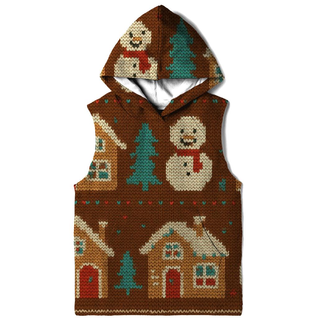 Gingerbread Village Parade Design premium hoodies