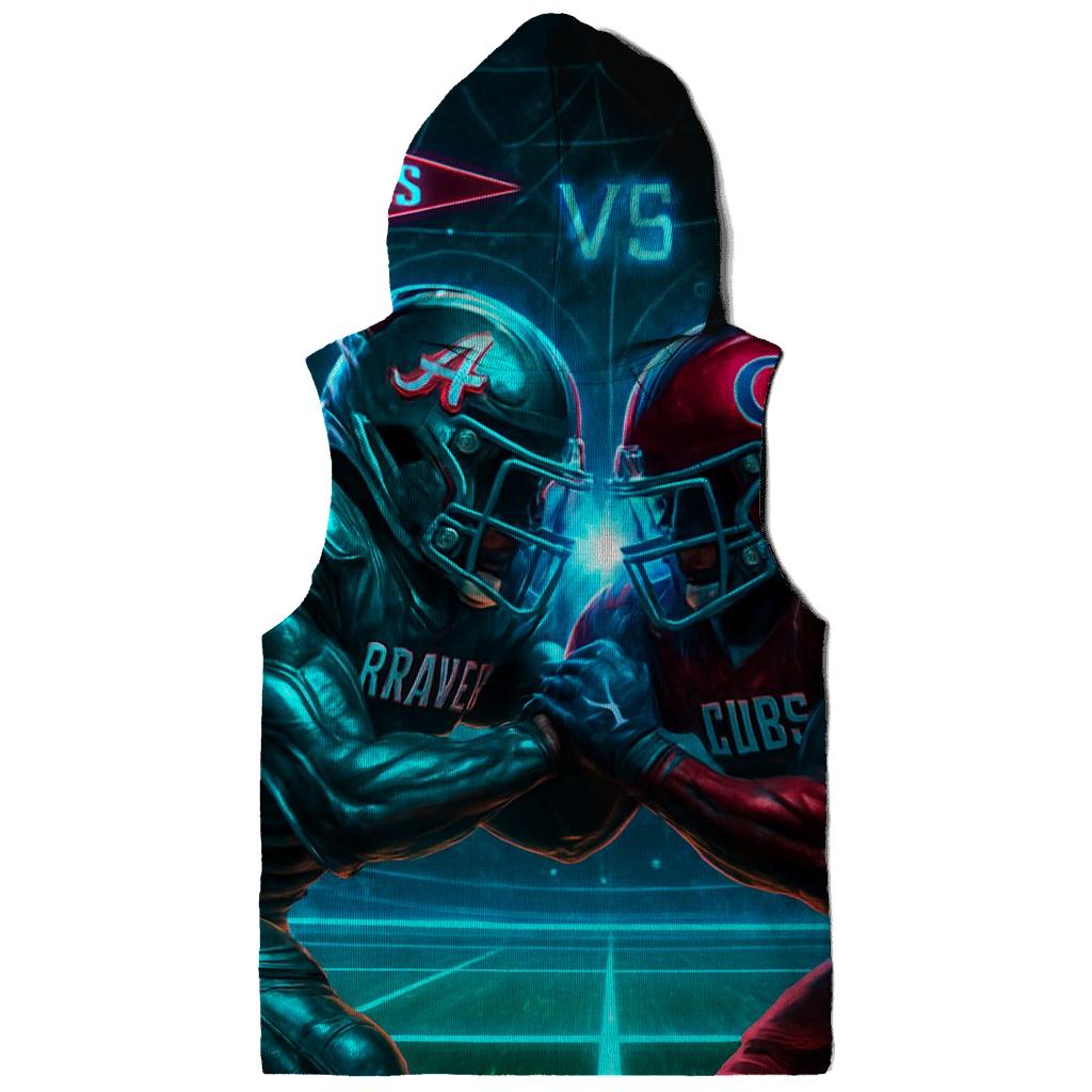 Futuristic Dome Clash pullover hoodies