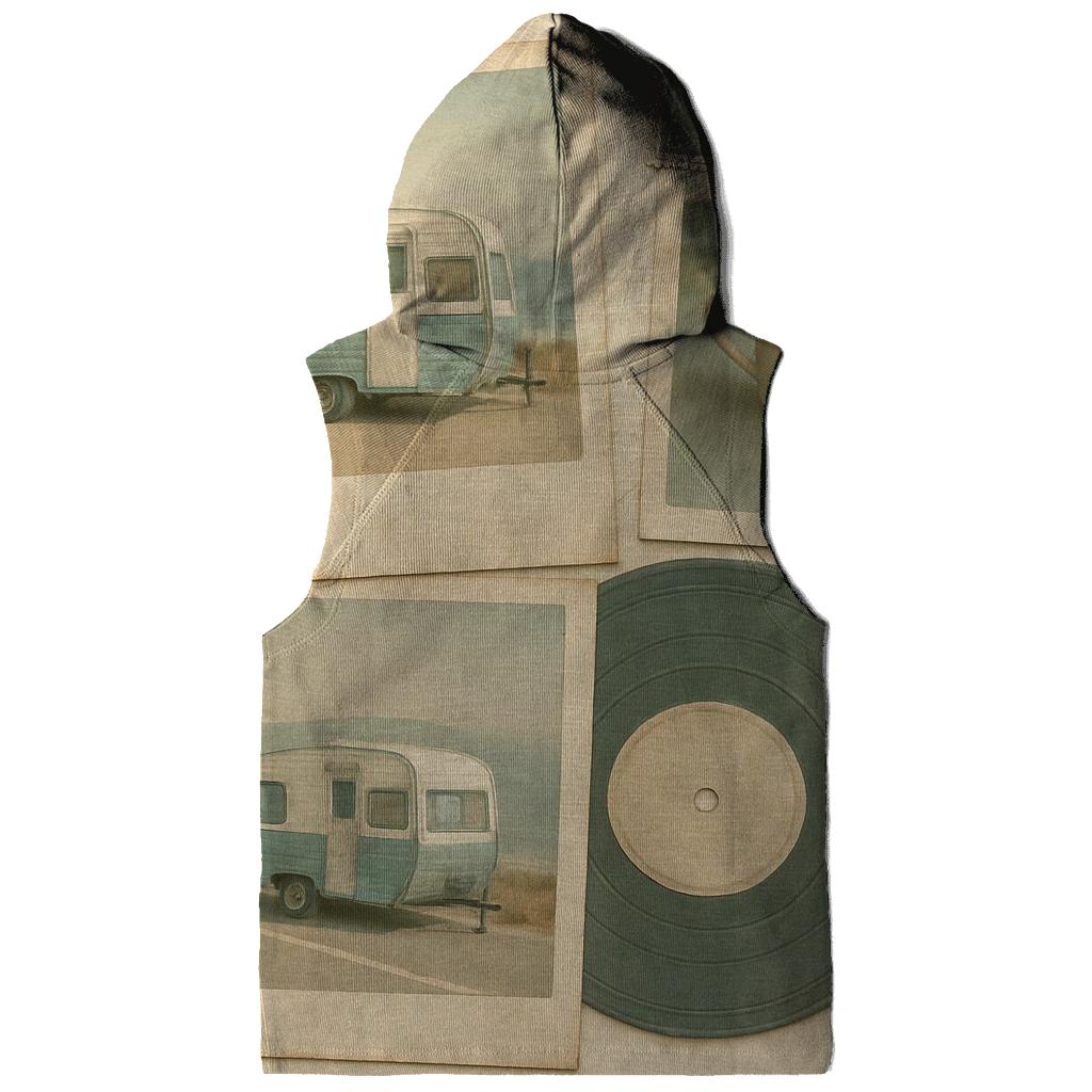 Polaroid Roadtrip Collage embroidered hoodies