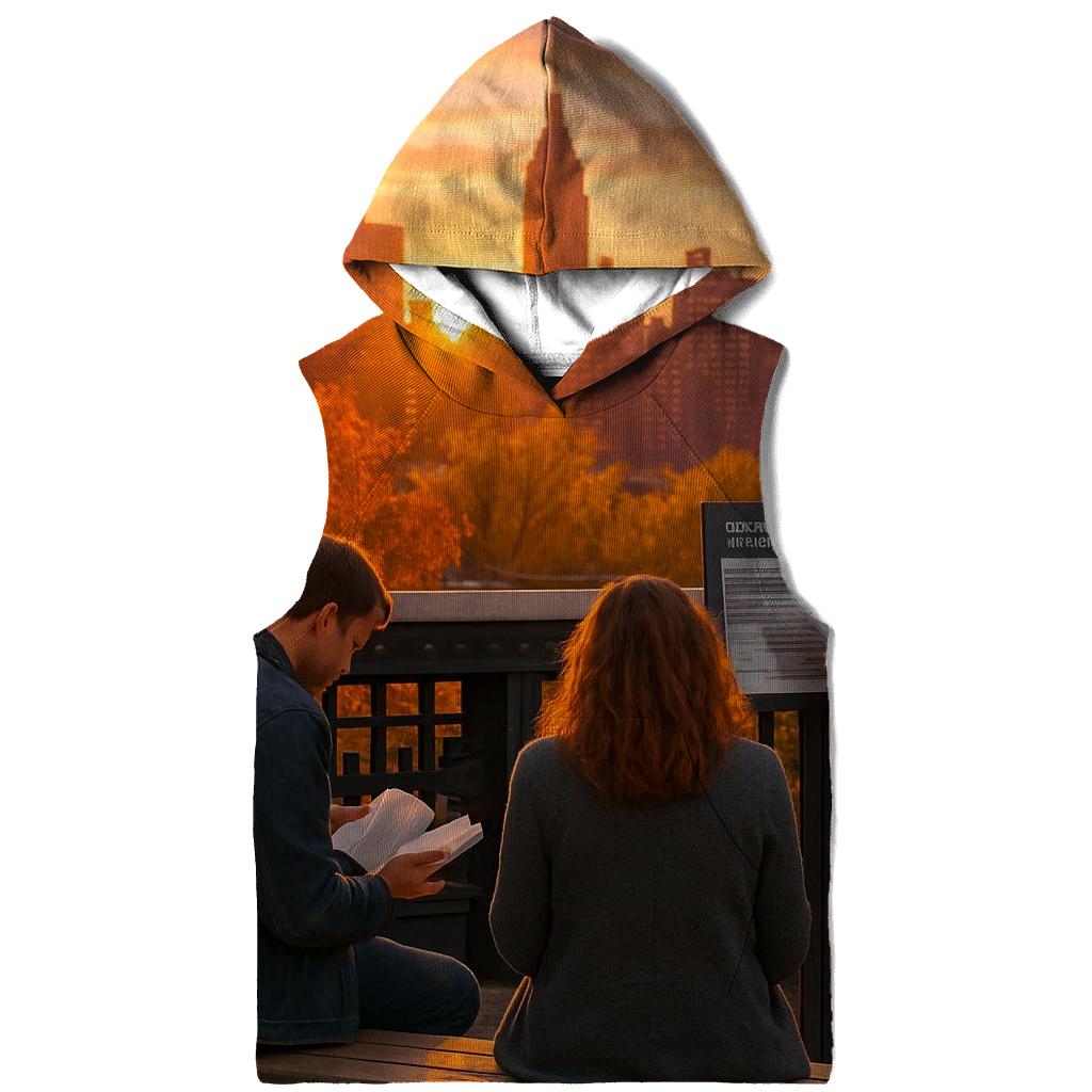 Autumn Sunset From Highline Overpass lightweight hoodies