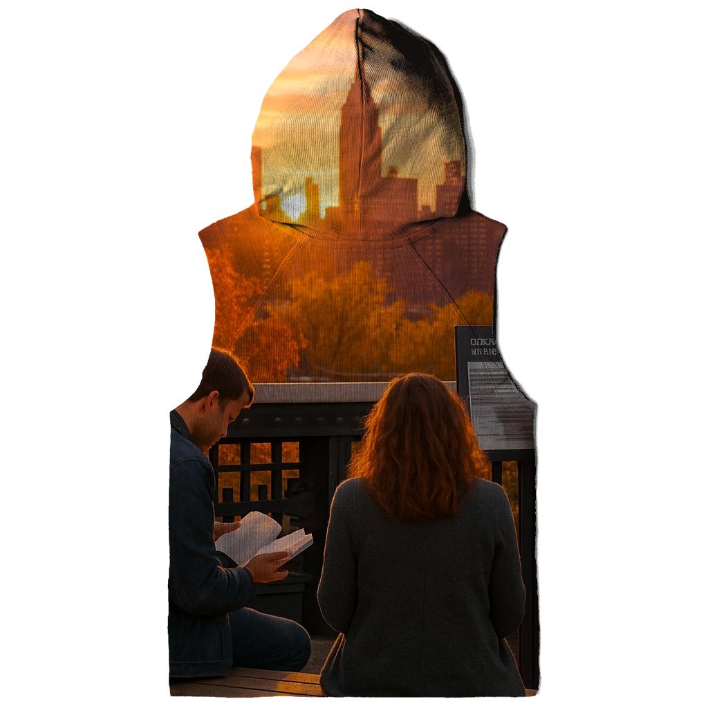 Autumn Sunset From Highline Overpass lightweight hoodies