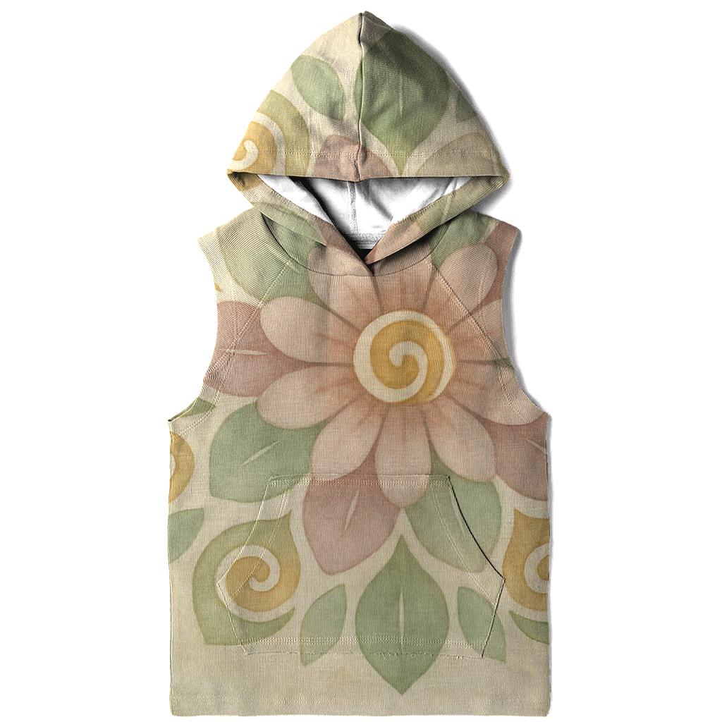 Quiet Bloom Mandala lightweight hoodies