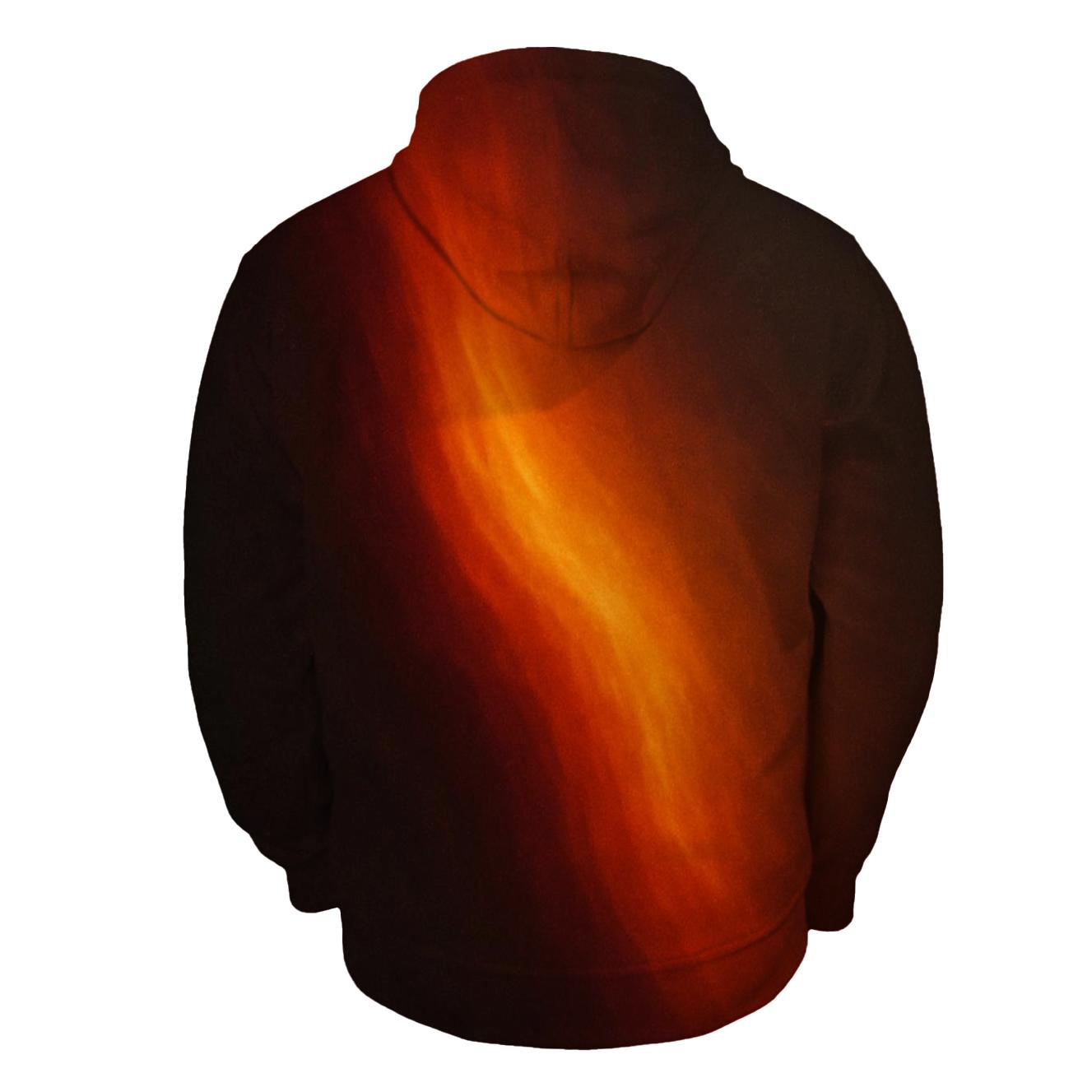 Molten Cascade printed hoodies