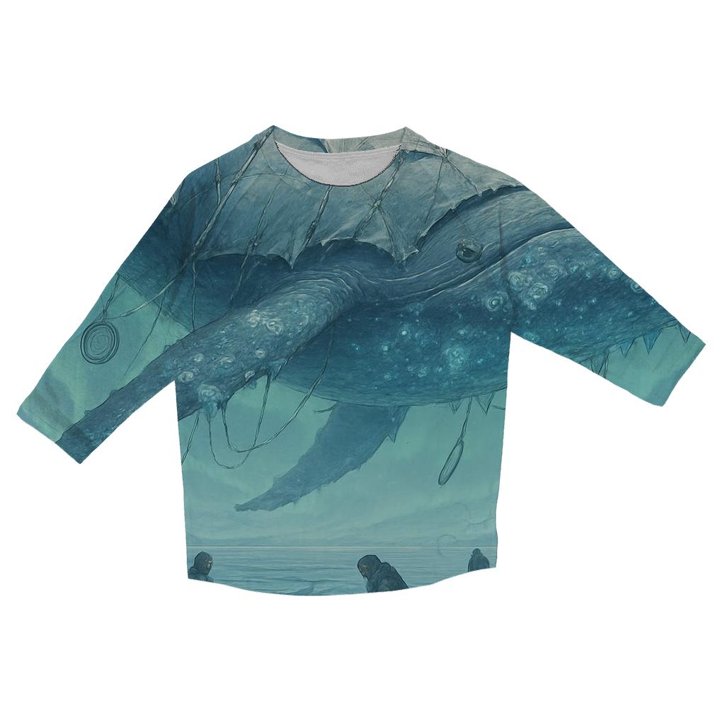 Frostbitten Skywhale Nomad custom 3/4 sleeve shirts
