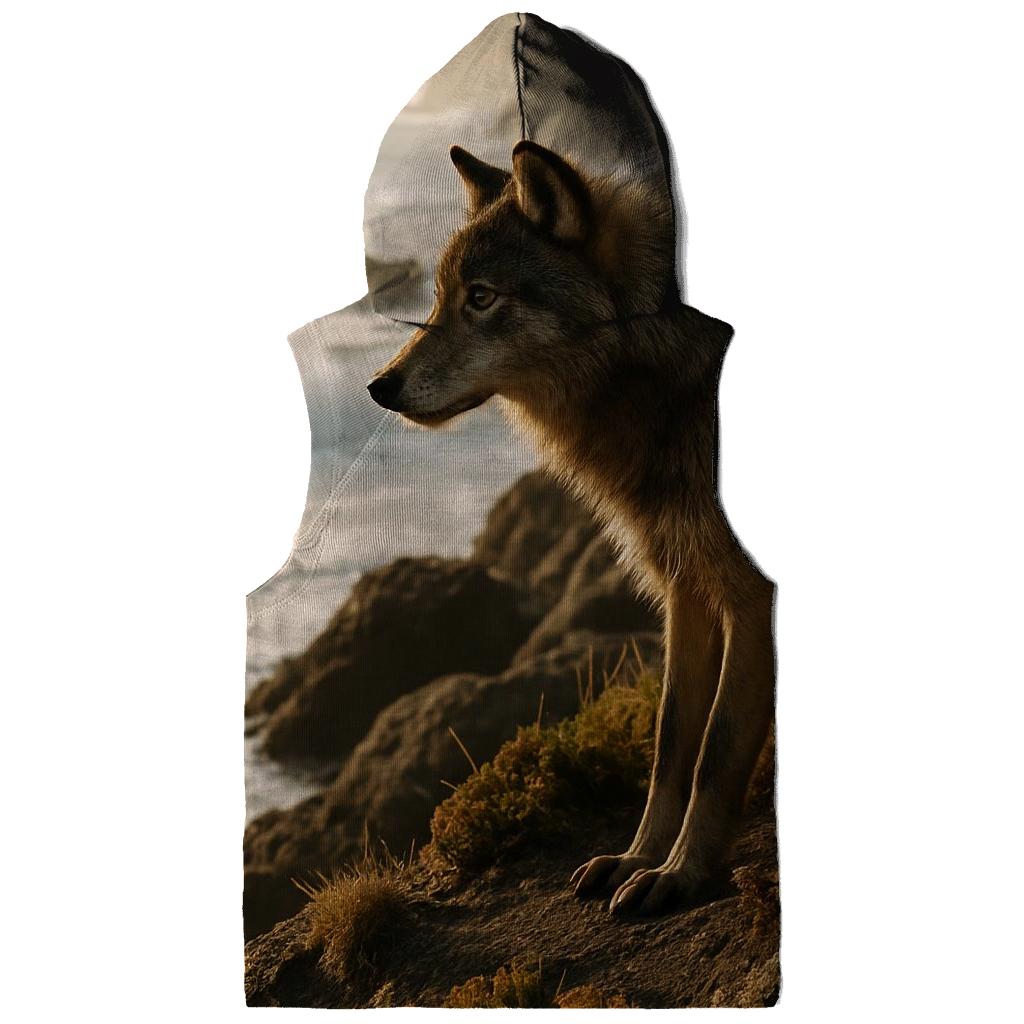 Coastal Cliff Sentinel custom hoodies