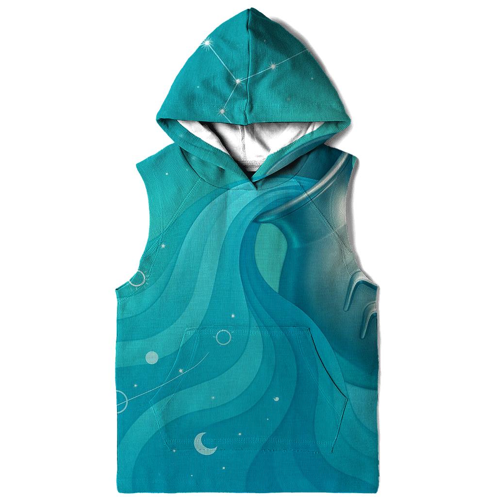 Aquarius Water Bearer Orbital Waves custom hoodies