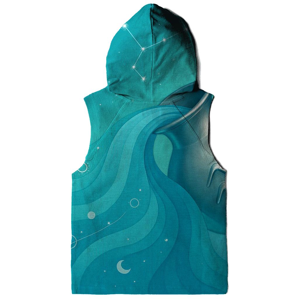 Aquarius Water Bearer Orbital Waves custom hoodies