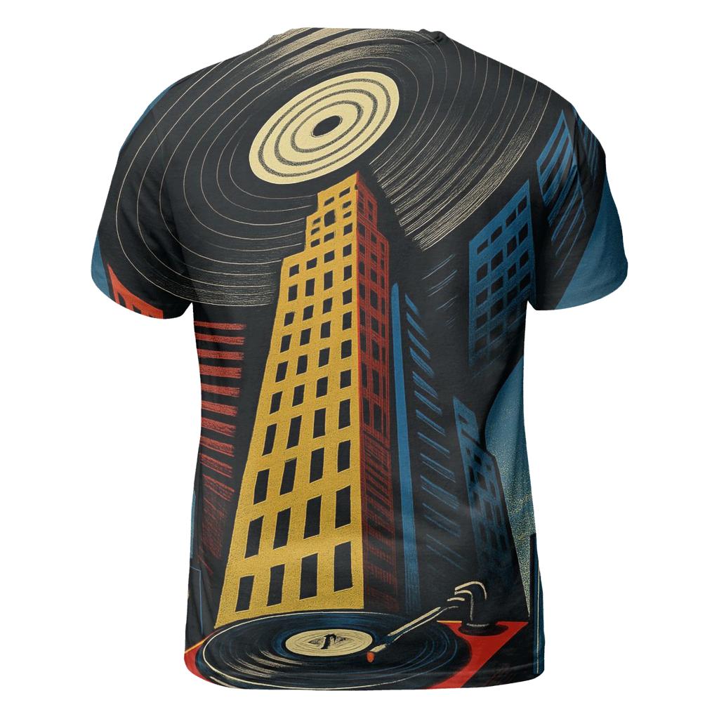 Vinyl Spiral City custom all-over print shirts