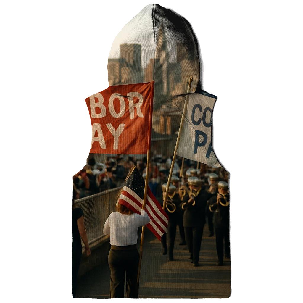 Labor Day Parade Overlook With Skyline Vista graphic hoodies