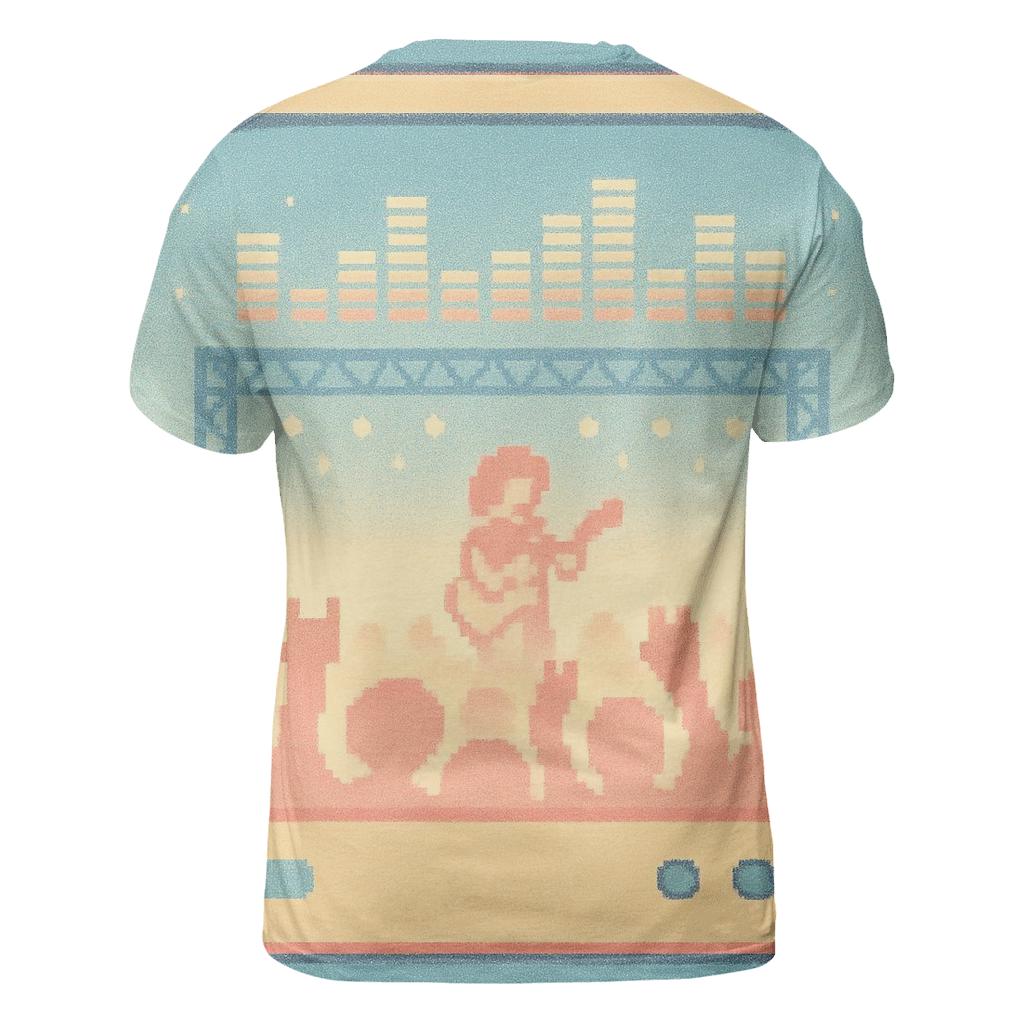 Pixel Concert Night statement graphic shirts
