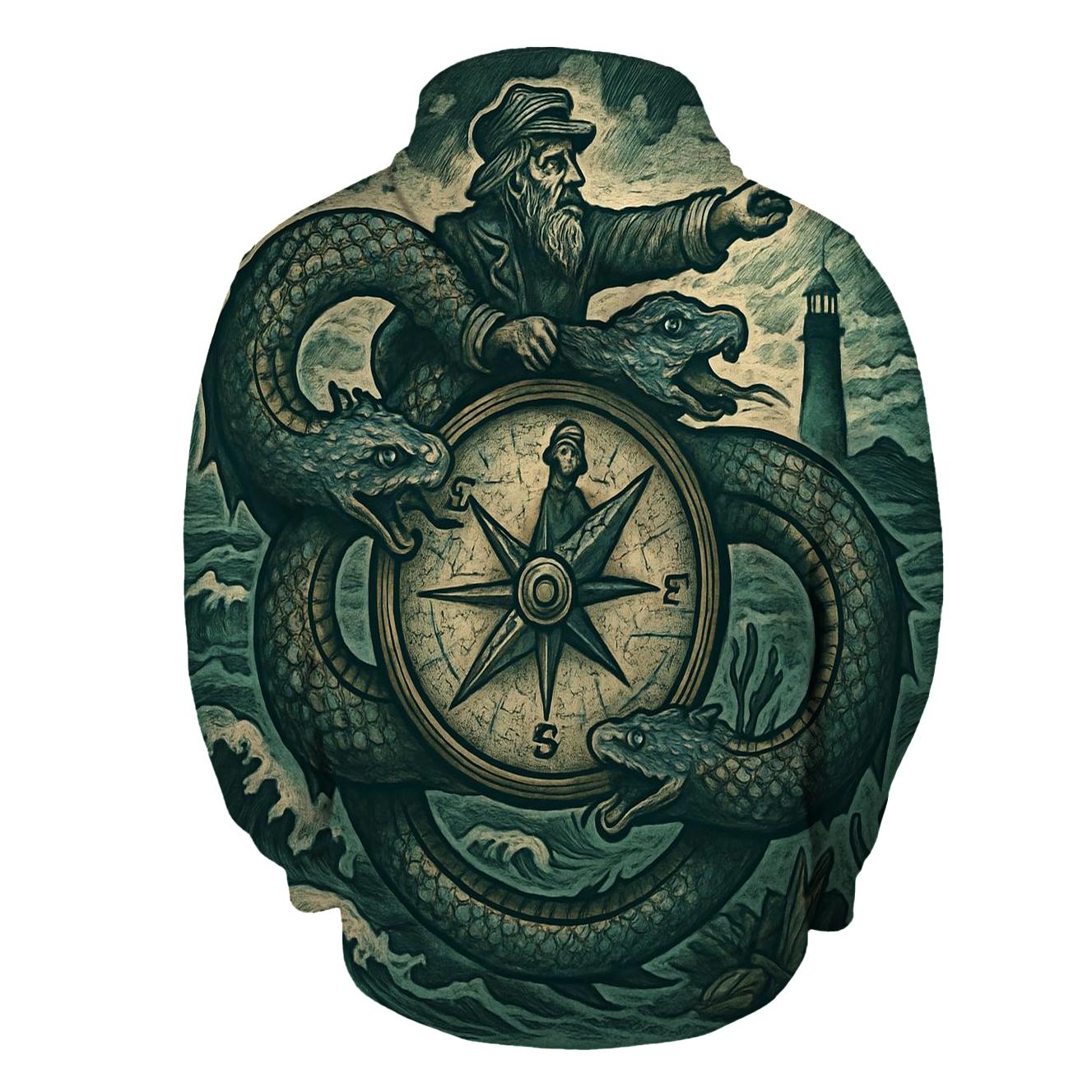Oceanic Ouroboros Navigator designer hoodies