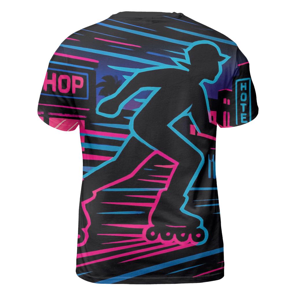 Laser Skate Street statement graphic shirts