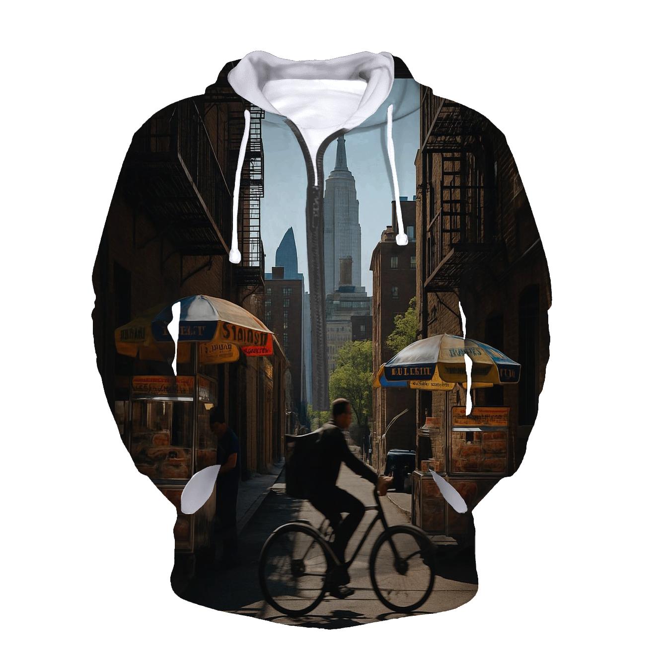 Lunch Hour Alleyway With Skyline Gap hoodie styles