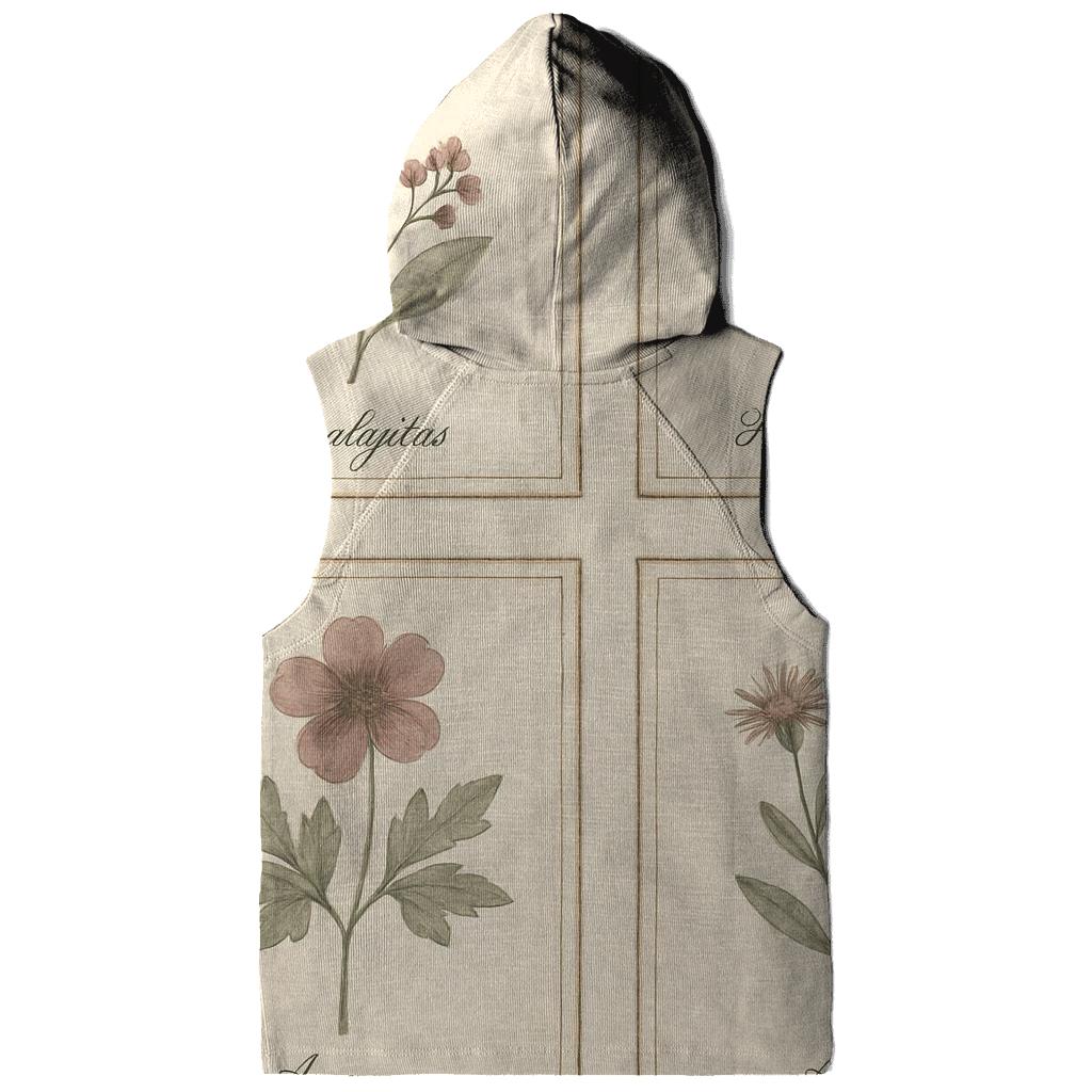 Faded Botanical Print Set hoodies fashion
