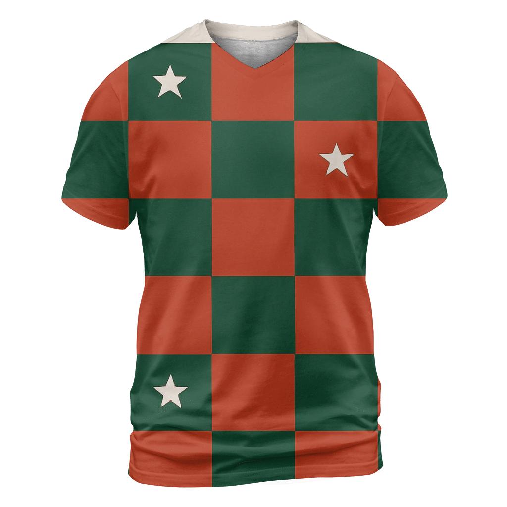 Checkerboard Star Play designer pattern shirts