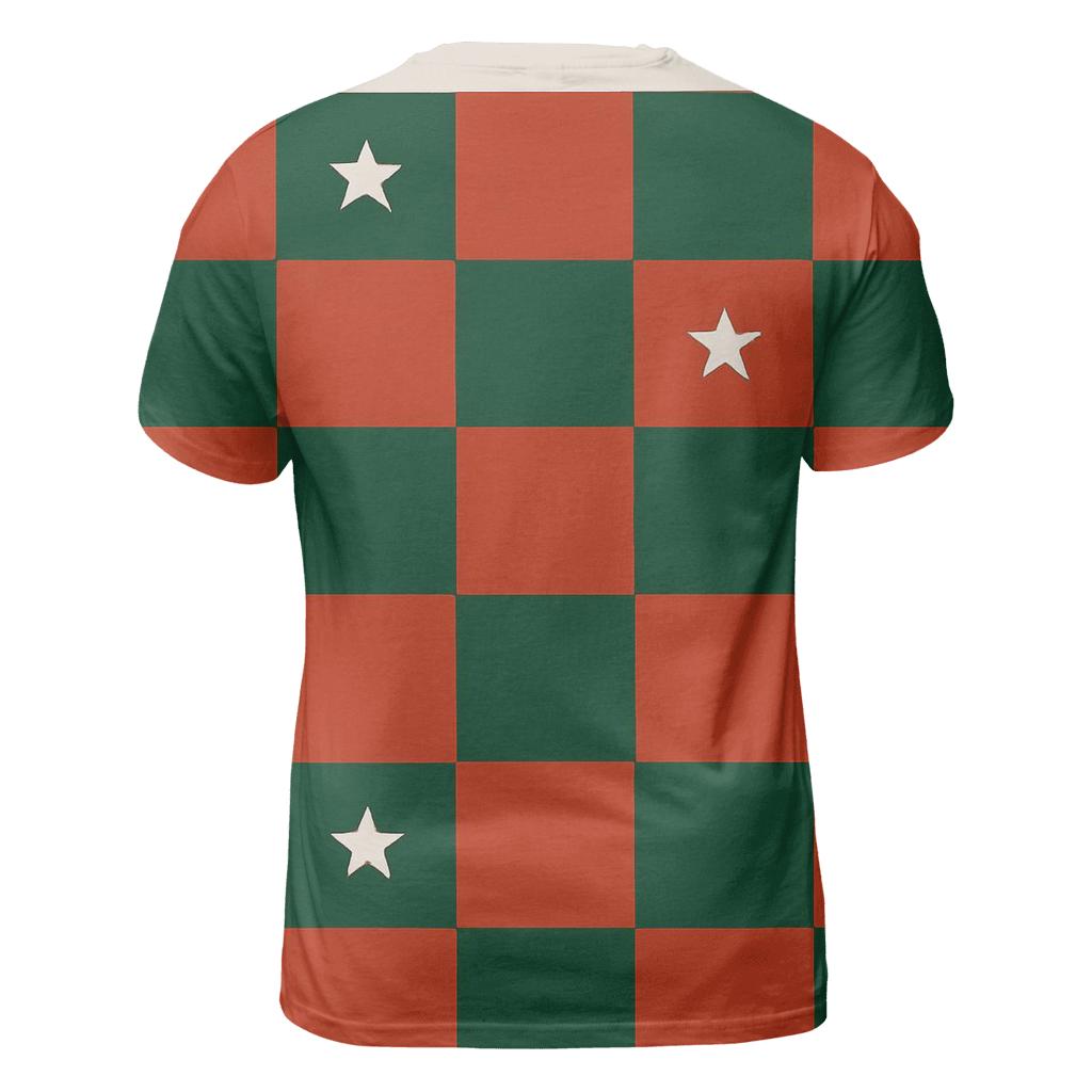 Checkerboard Star Play designer pattern shirts