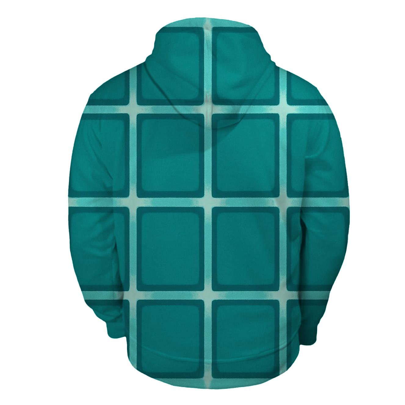 Itajime Geometric Grid hoodie trends
