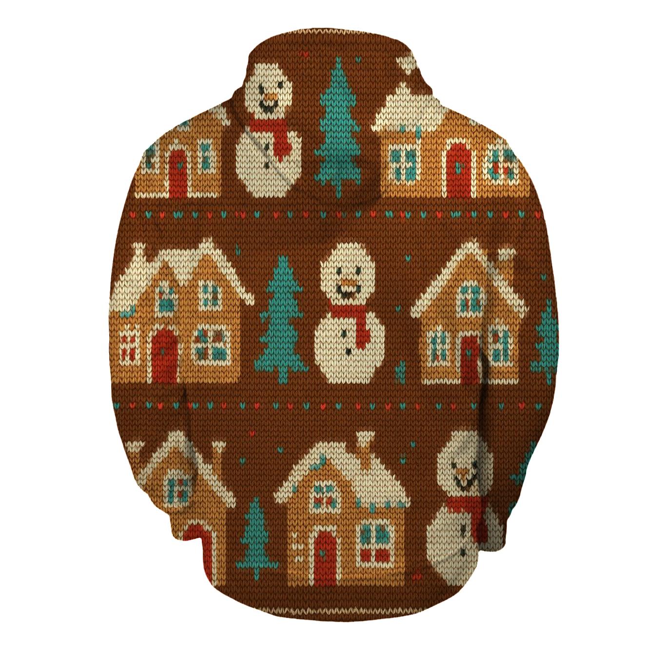 Gingerbread Village Parade Design hoodie designs