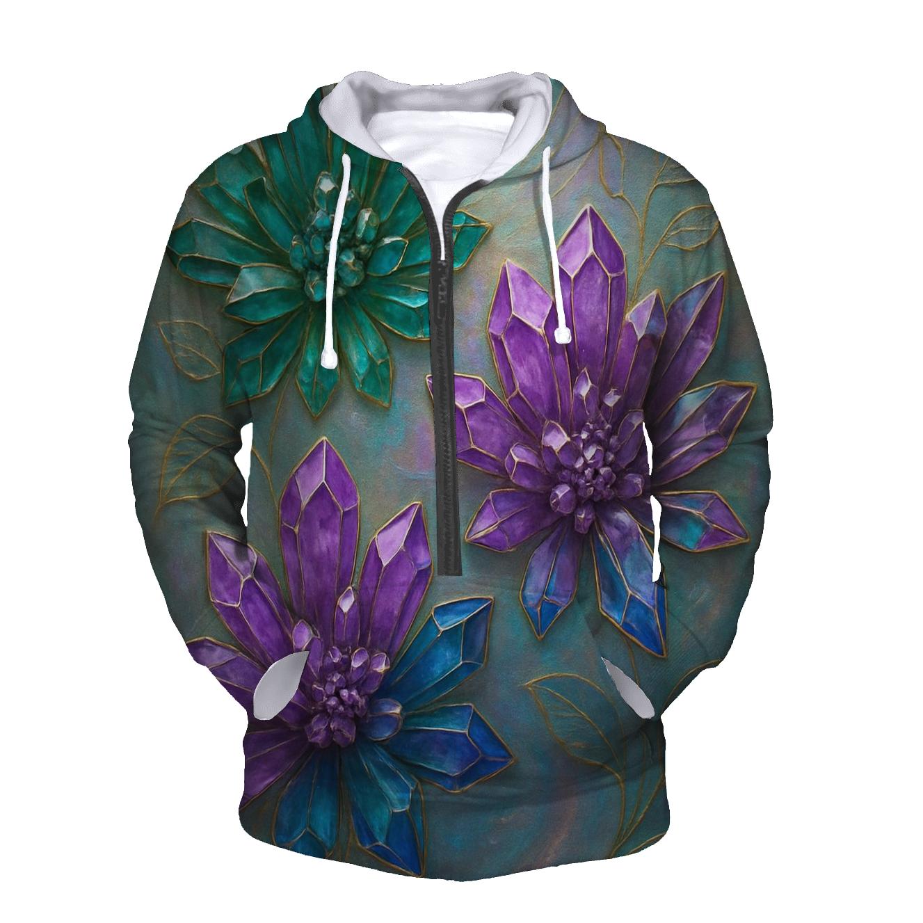 Crystal Garden printed hoodies