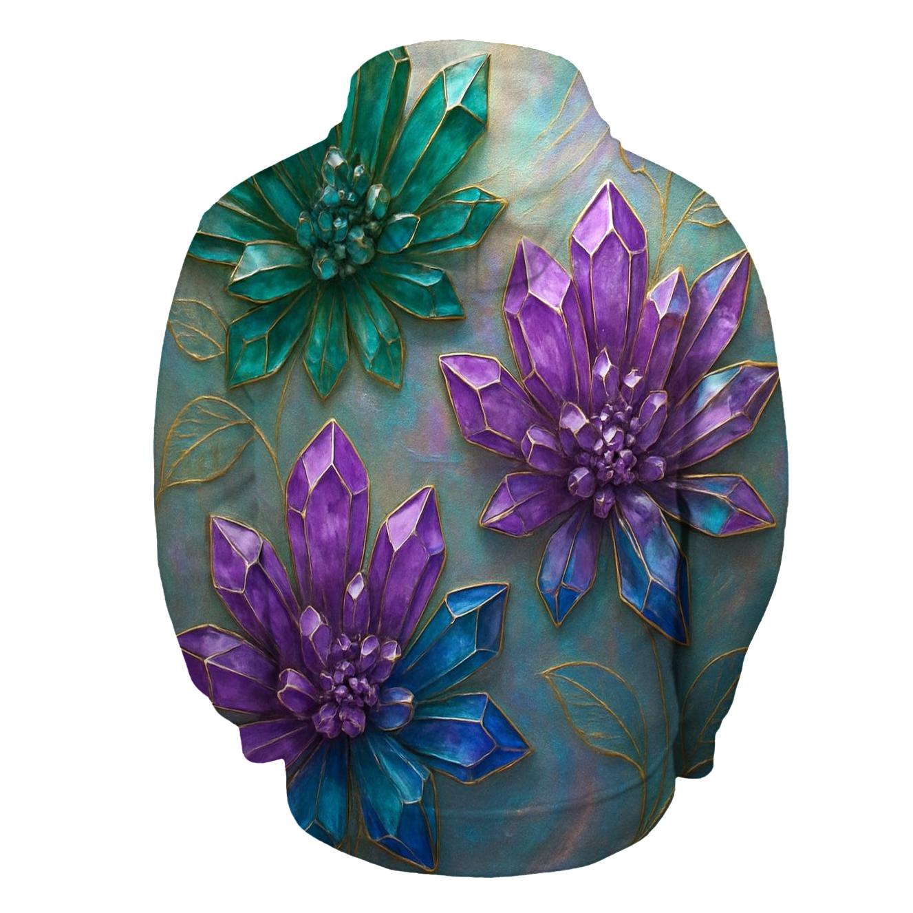 Crystal Garden printed hoodies