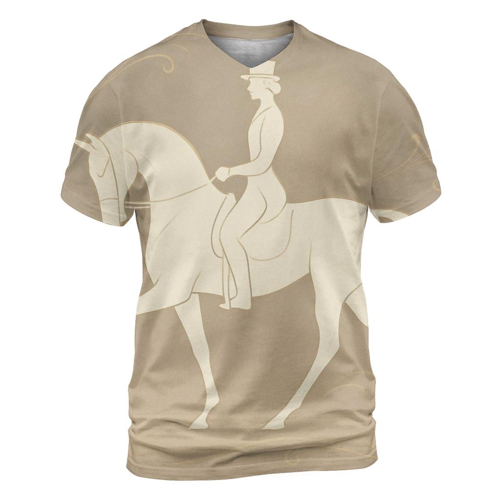 Equestrian Dressage Silhouette personalized full print shirts