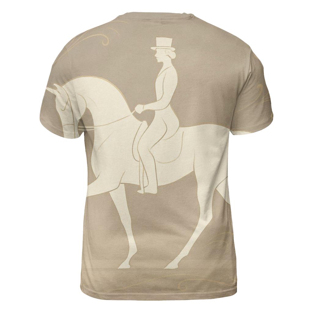 Equestrian Dressage Silhouette personalized full print shirts
