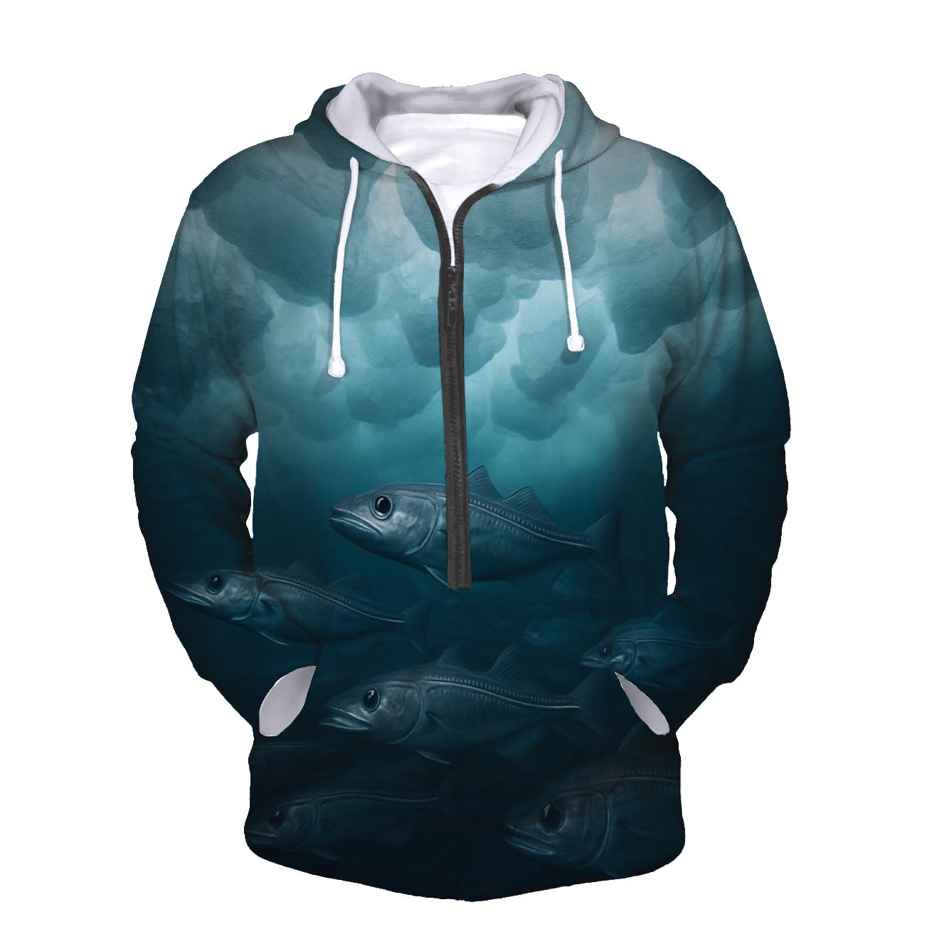 Under-Ice Forage Arctic Cod hoodie designs
