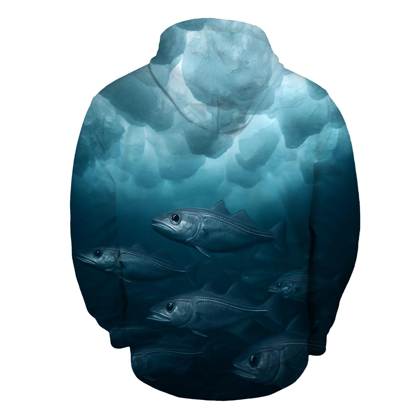 Under-Ice Forage Arctic Cod hoodie designs