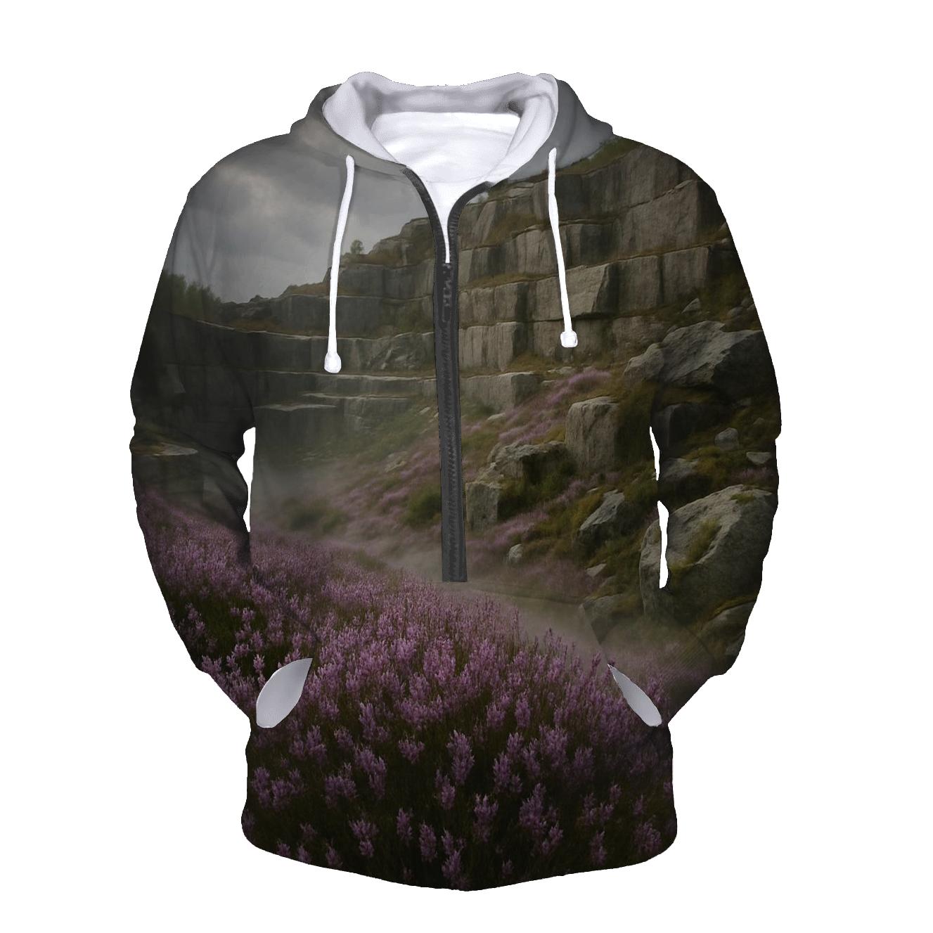 Highland Heather Quarry Patch pullover hoodies