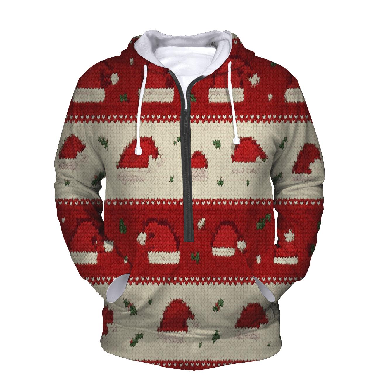 Santa Hat Scatter Bands Design designer hoodies