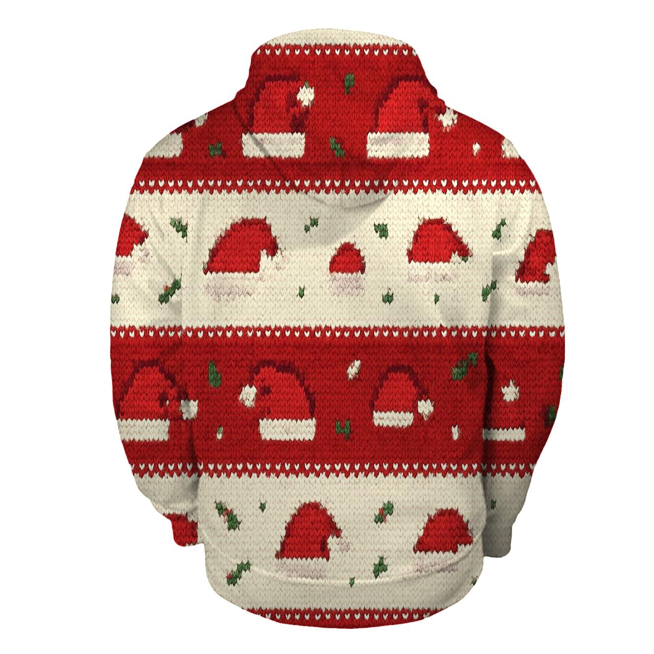 Santa Hat Scatter Bands Design designer hoodies