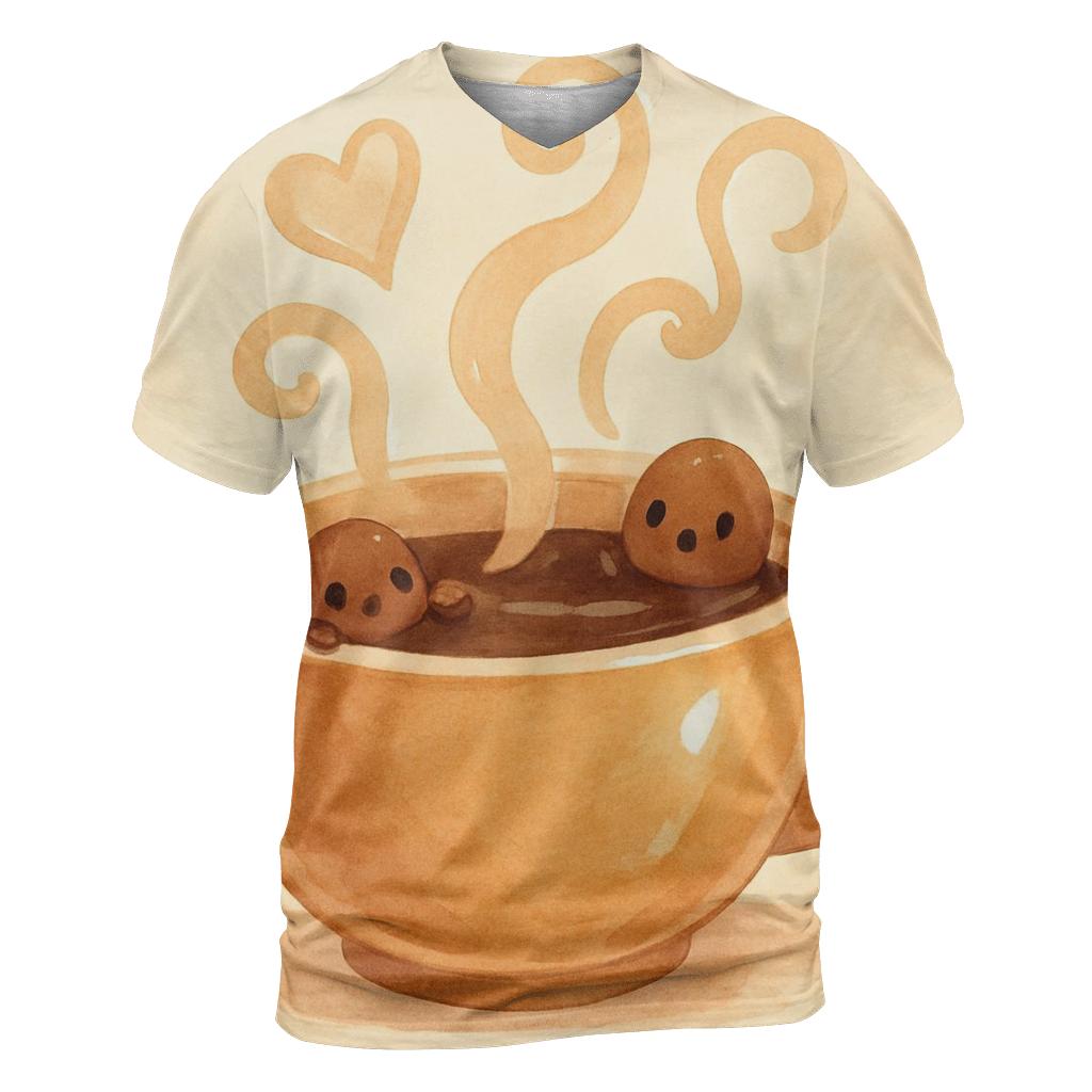 Aroma Wisp Playful statement graphic shirts