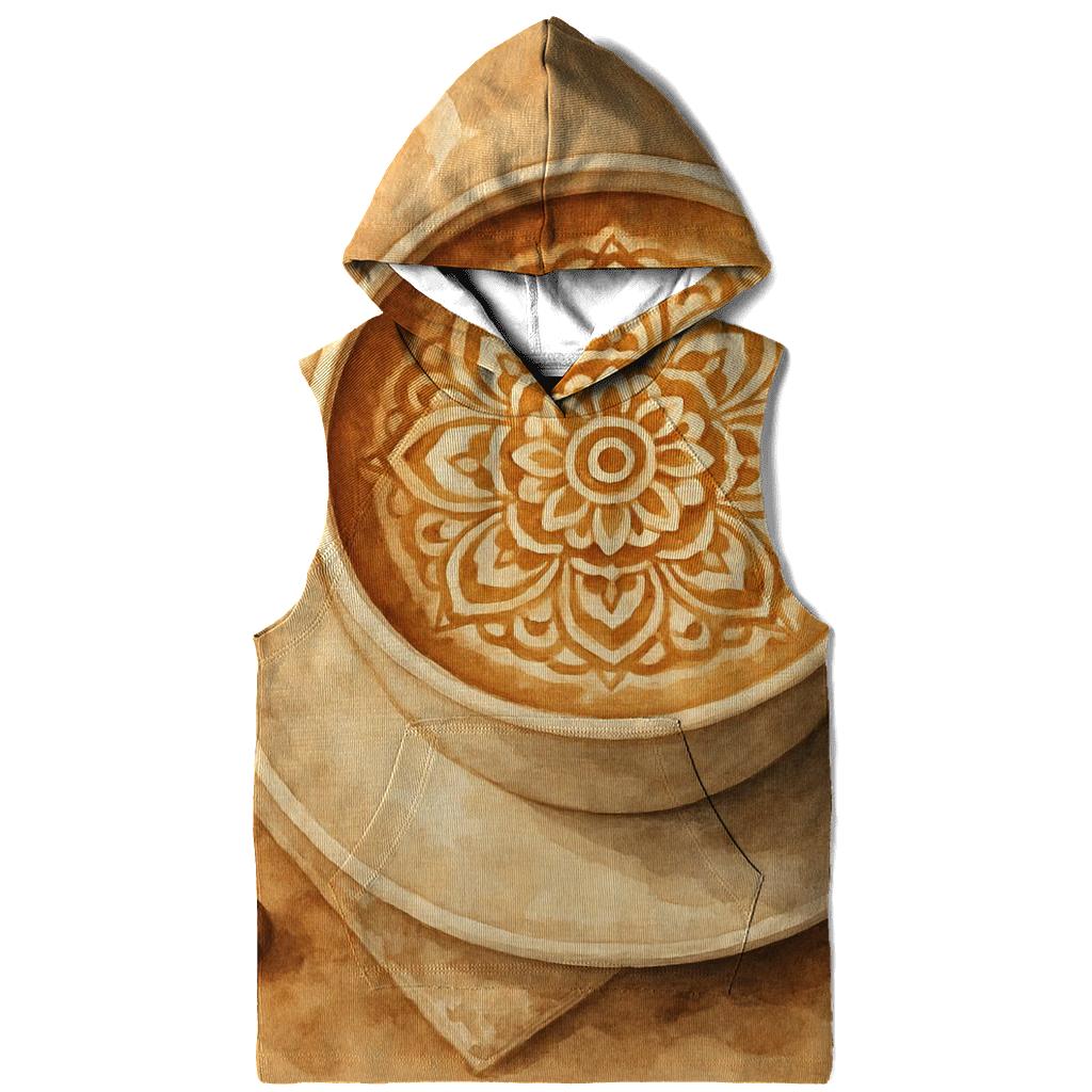 Latte Swirl Mandala hoodies fashion