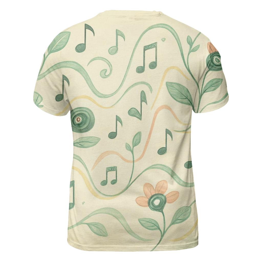 Soundwave Garden creative print fashion shirts
