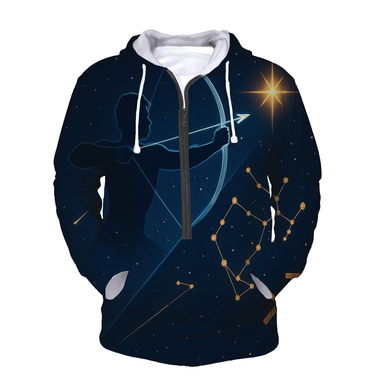 Sagittarius Archer Starfield Diagram hoodie styles