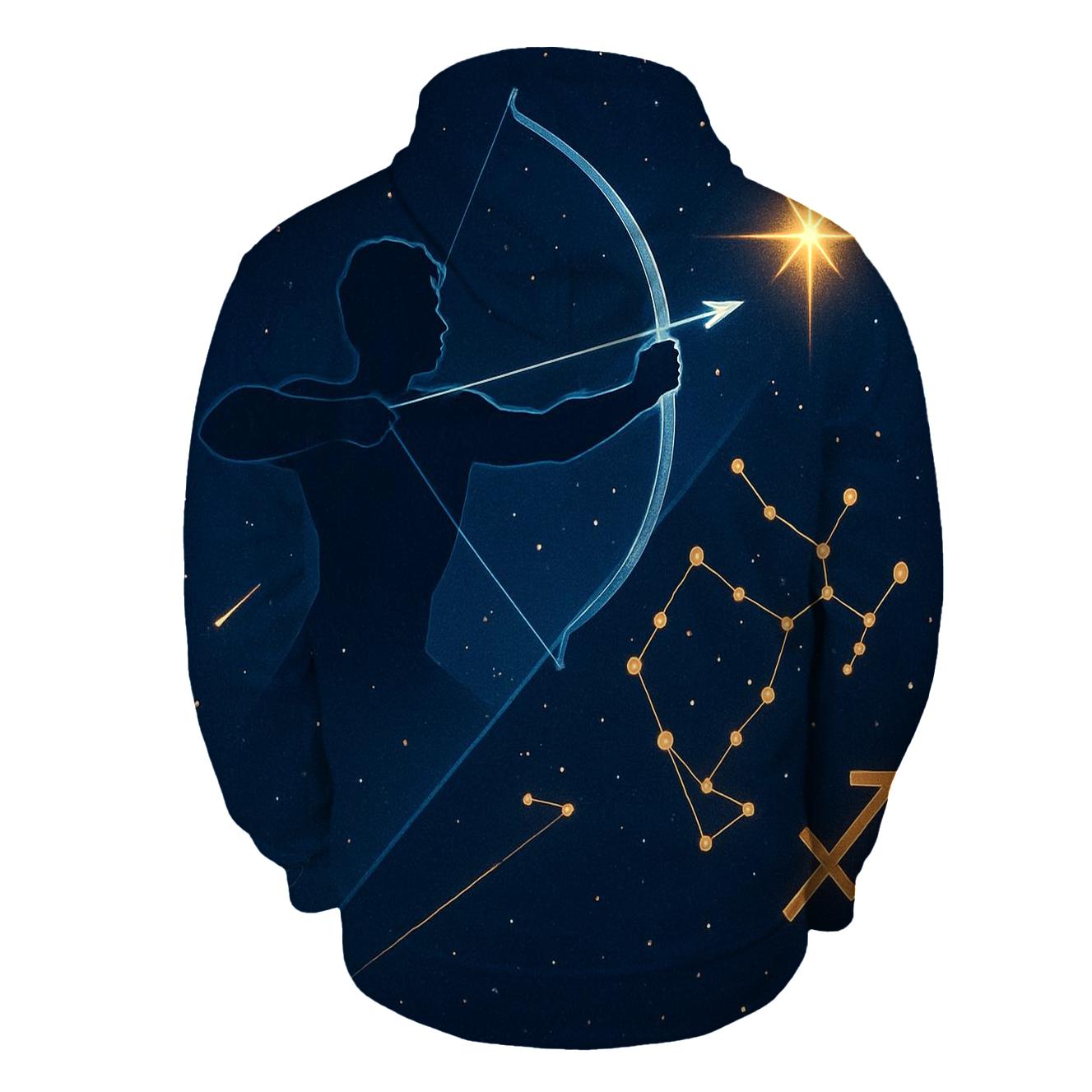 Sagittarius Archer Starfield Diagram hoodie styles