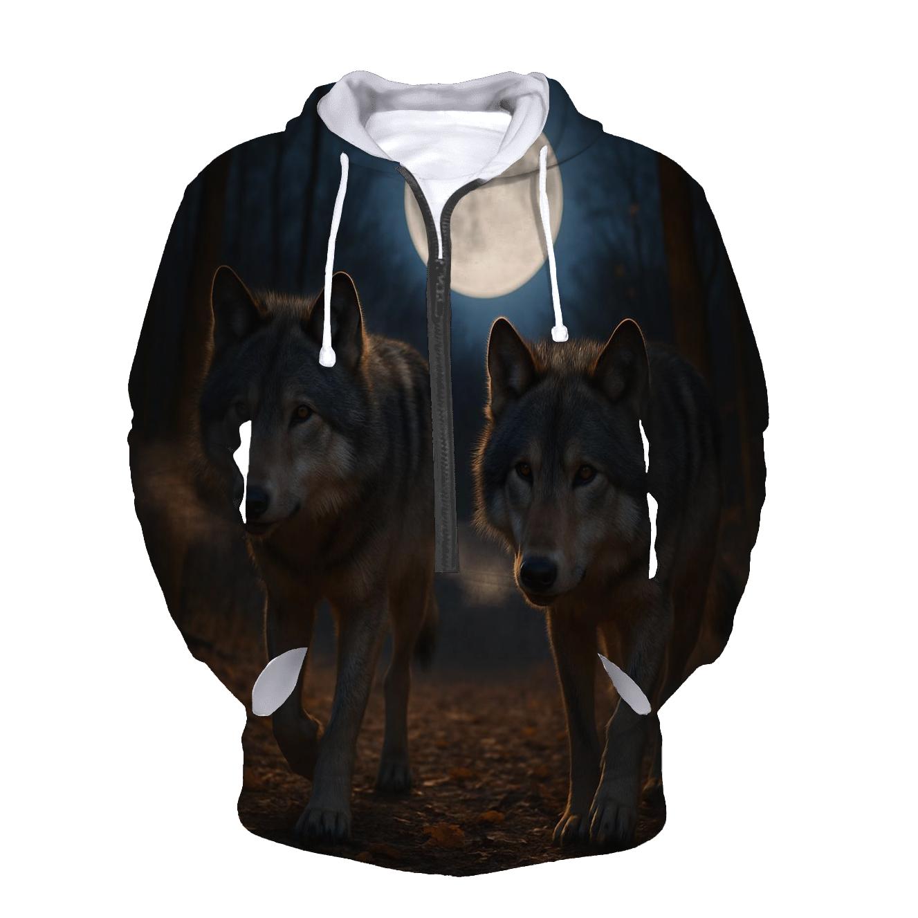 Autumn Moon Patrol pullover hoodies