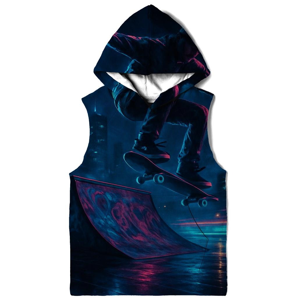 Urban Skate Night Ride printed hoodies