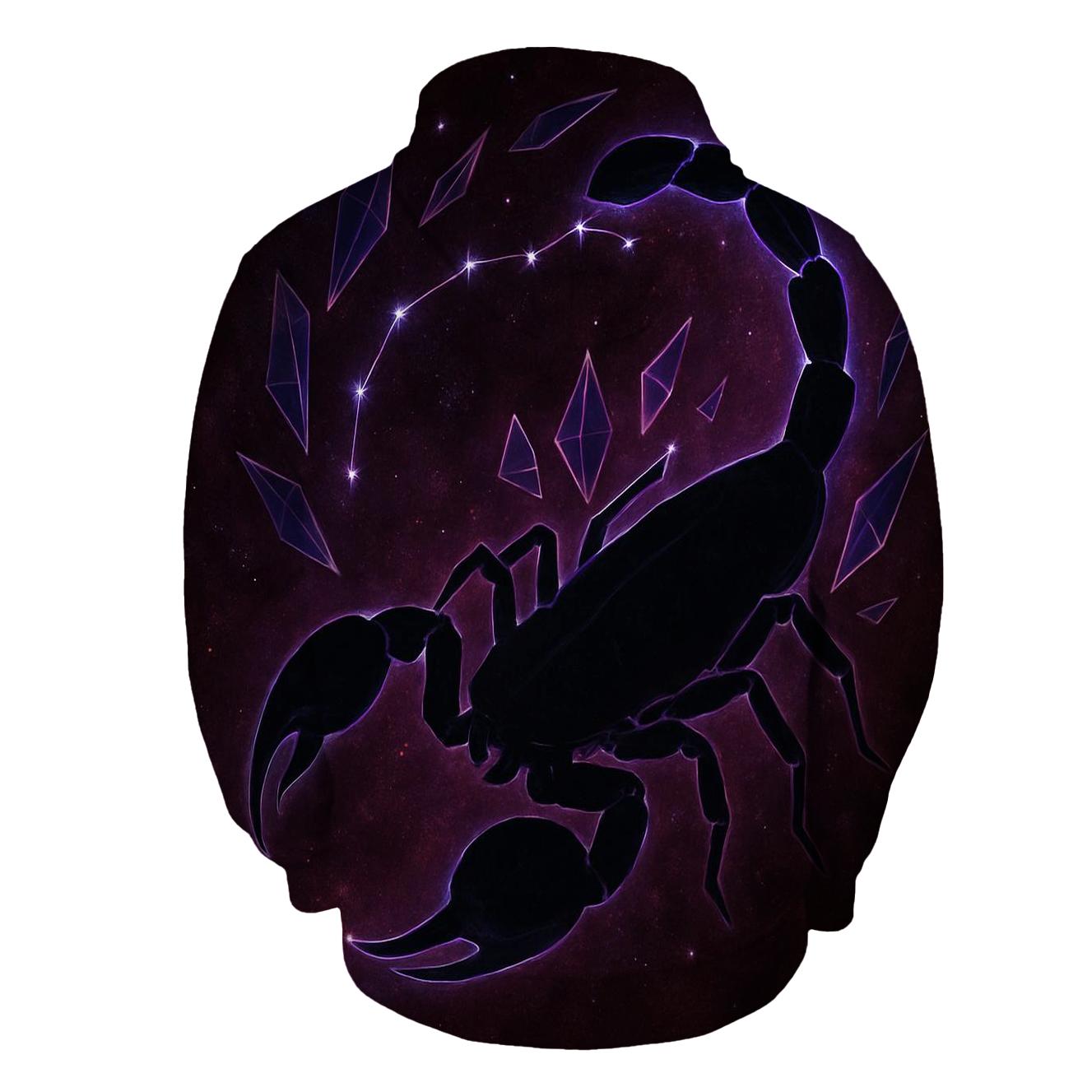 Scorpio Galactic Scorpion Sigil hoodie trends